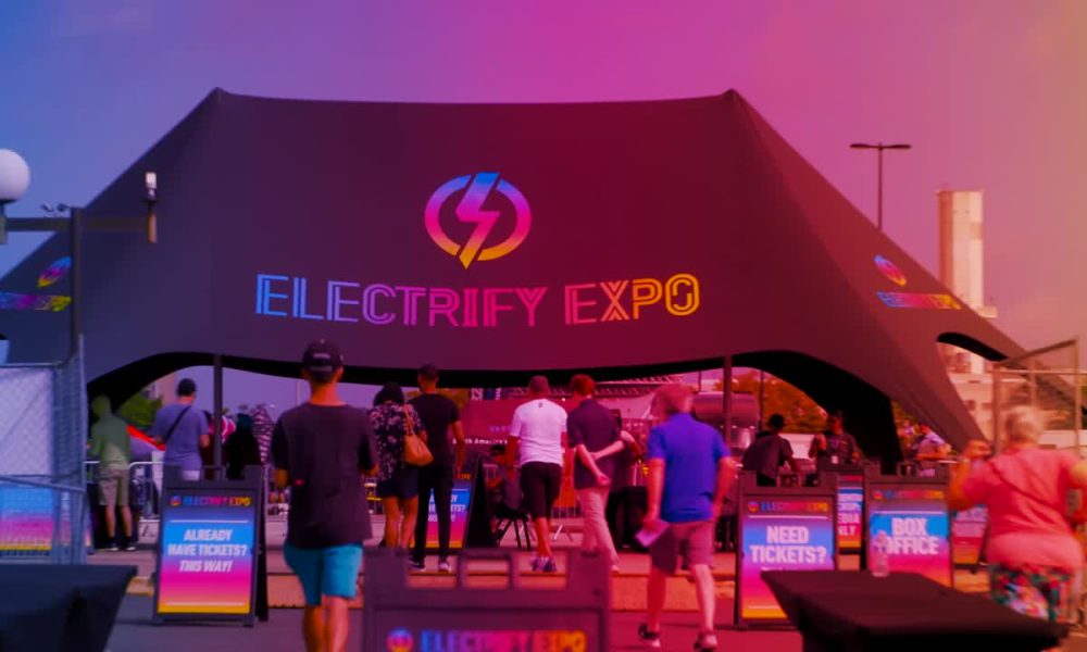 Electrify Expo and Electrify Showoff car show in Phoenix Arizona at State Farm Stadium in Glendale, AZ.